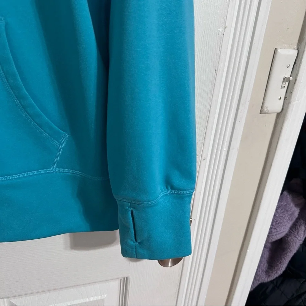 Nike Teal Zip-Up Hooded Sweatshirt